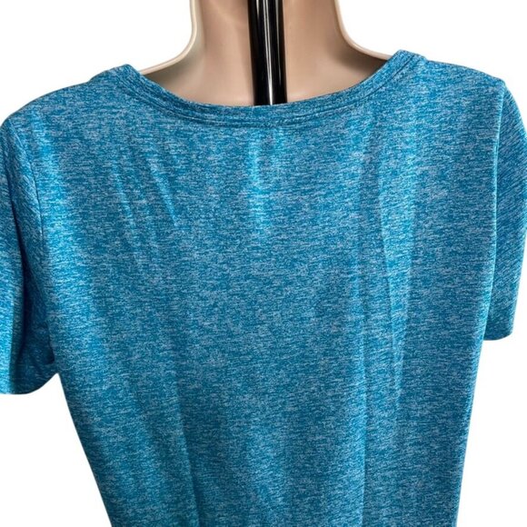 Womens Nike Dry Fit Perfomance Tech Shirt Size M Blue u - Picture 6 of 8